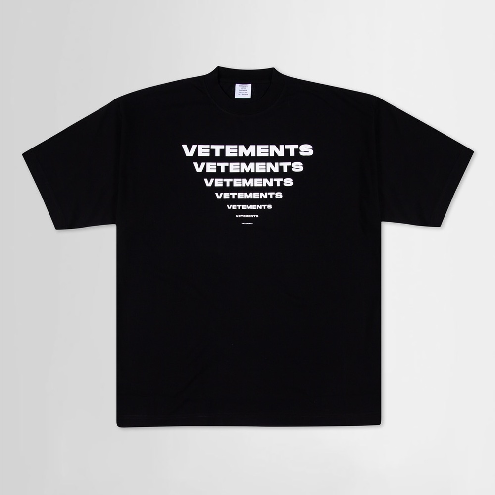 Vetements unisex Pyramid Logo Tshirt
